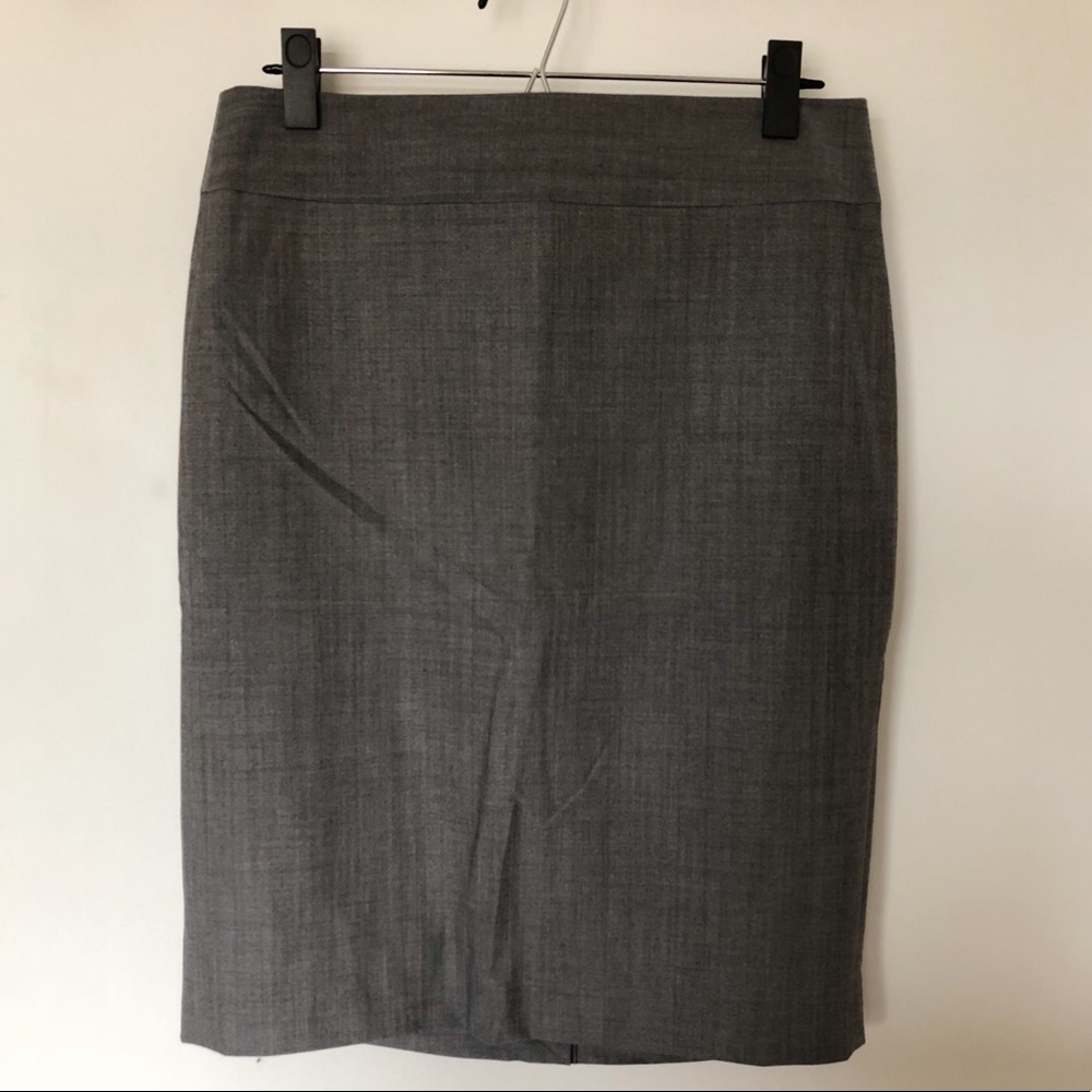Banana Republic Grey Suit Pencil Skirt